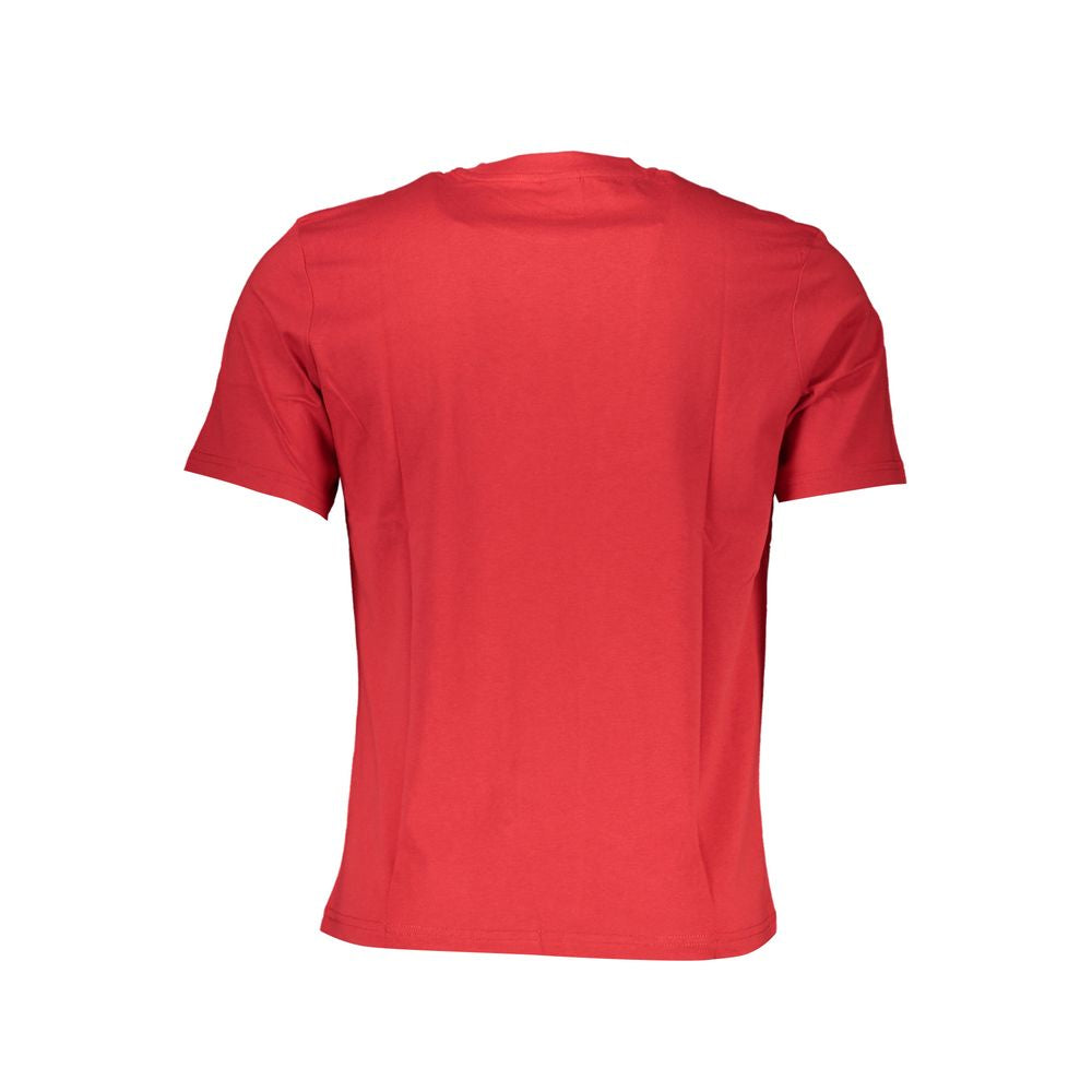 Rotes Baumwoll-T-Shirt für Herren