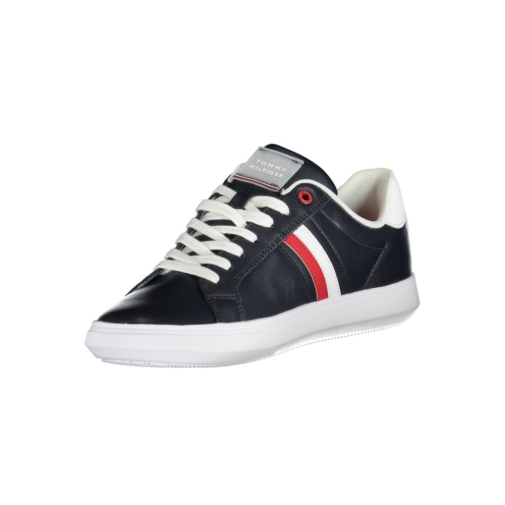Sneaker für Herren aus blauem Leder