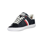 Sneaker für Herren aus blauem Leder