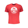 Rotes Baumwoll-Herren-T-Shirt