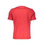 Rotes Baumwoll-Herren-T-Shirt