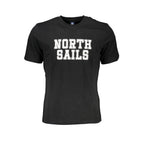 Herren-T-Shirt aus schwarzer Baumwolle