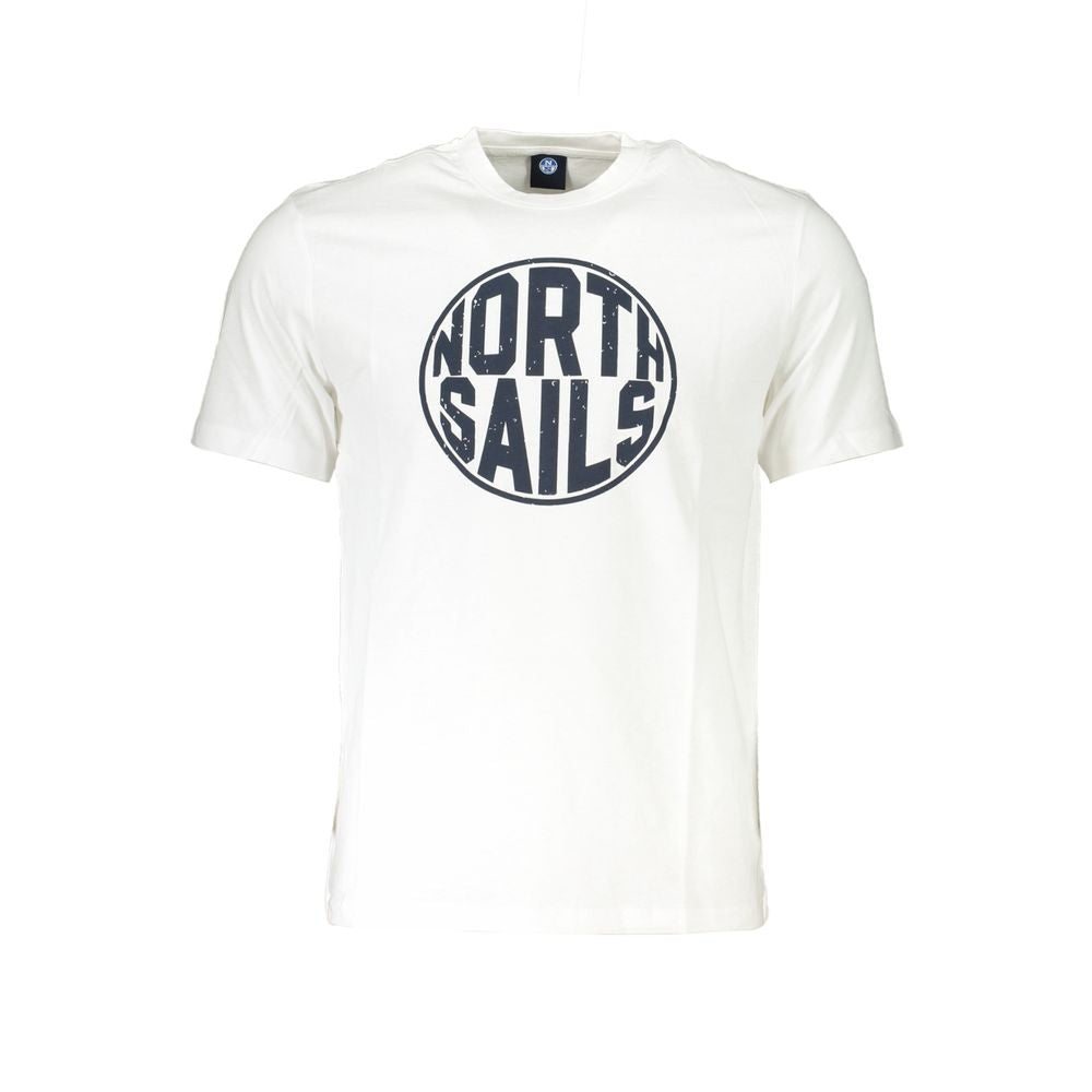 Weißes Baumwoll-Herren-T-Shirt