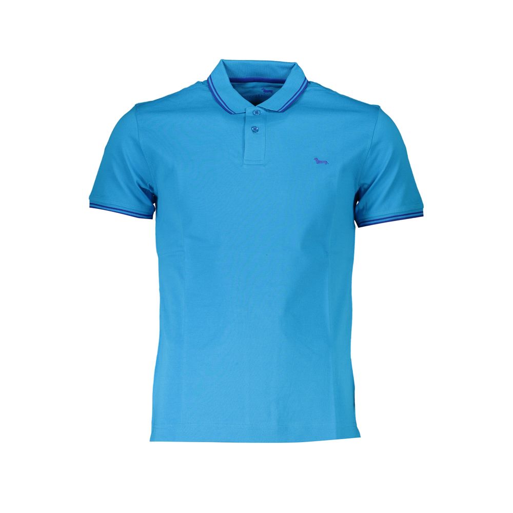 Herren Poloshirt Hellblau aus Baumwolle