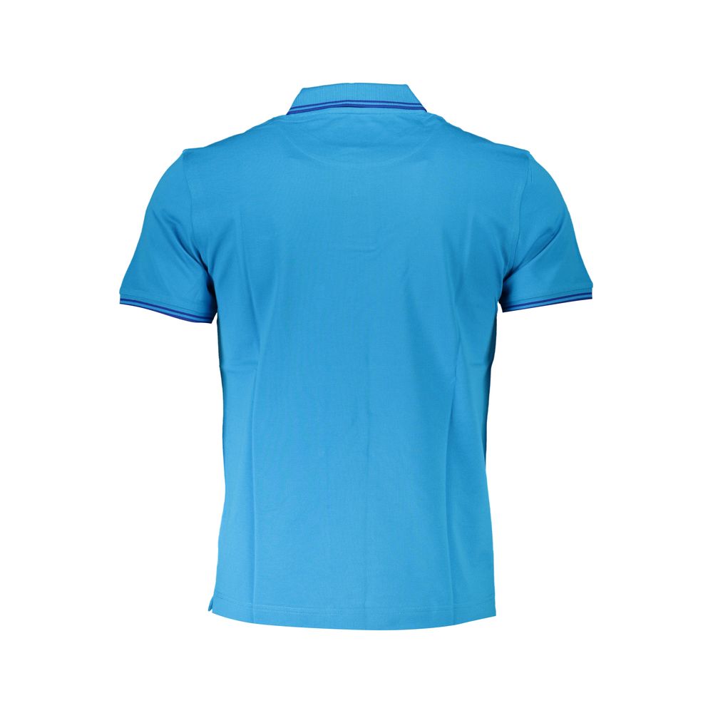 Herren Poloshirt Hellblau aus Baumwolle