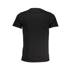 Black Cotton Men T-Shirt