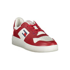 Roter Leder-Sneaker für Herren