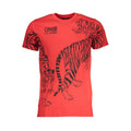 Rotes Baumwoll-Herren-T-Shirt
