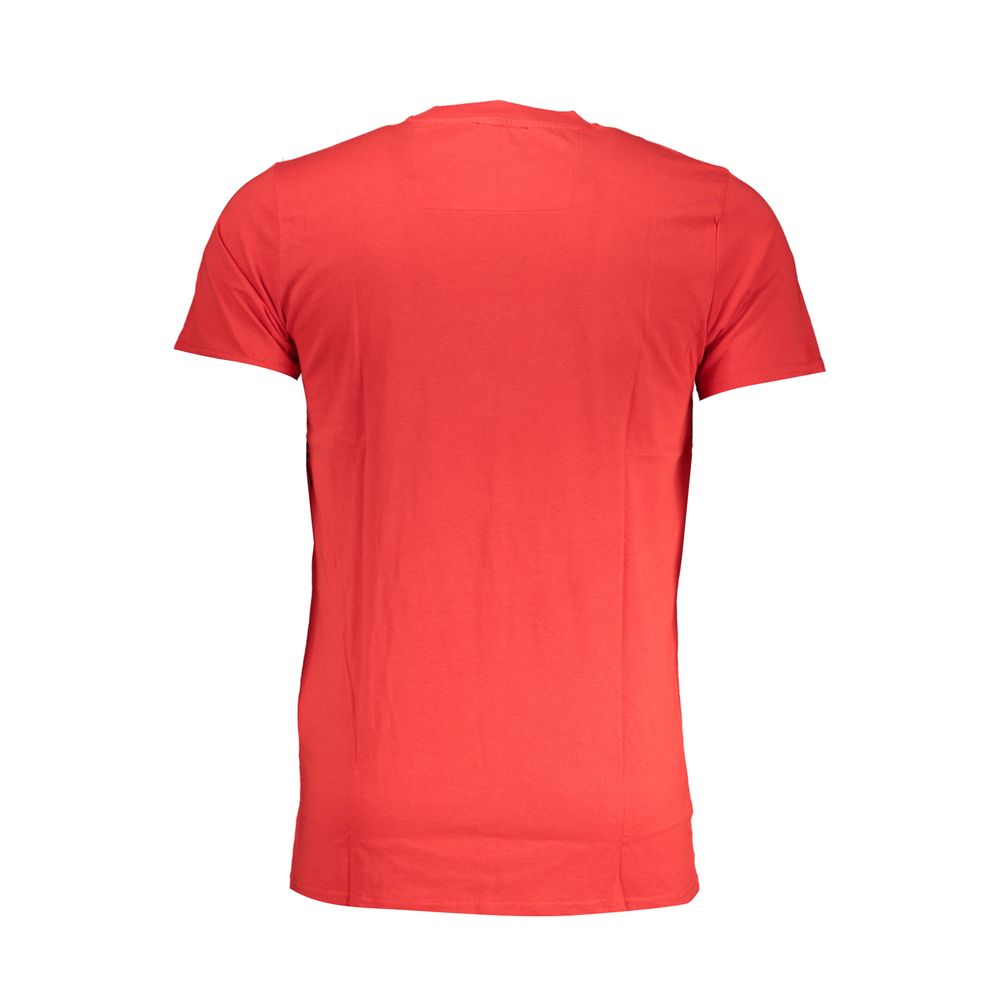 Rotes Baumwoll-Herren-T-Shirt