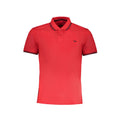 Red Cotton Men's Polo Shirt