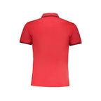 Red Cotton Men's Polo Shirt