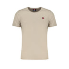 Beige Cotton Men's T-Shirt