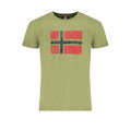 Green Cotton Men T-Shirt
