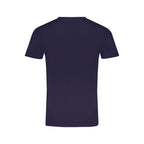 Blaues Baumwoll-T-Shirt für Herren