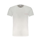 White Cotton Men T-Shirt