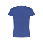 Blue Cotton Men's T-Shirt