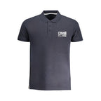 Men's Blue Cotton Polo