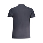 Men's Blue Cotton Polo