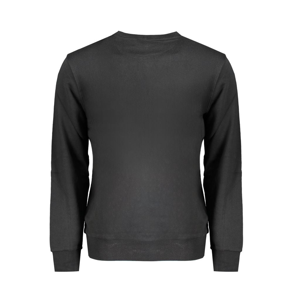 Herren-Sweatshirt aus schwarzer Baumwolle