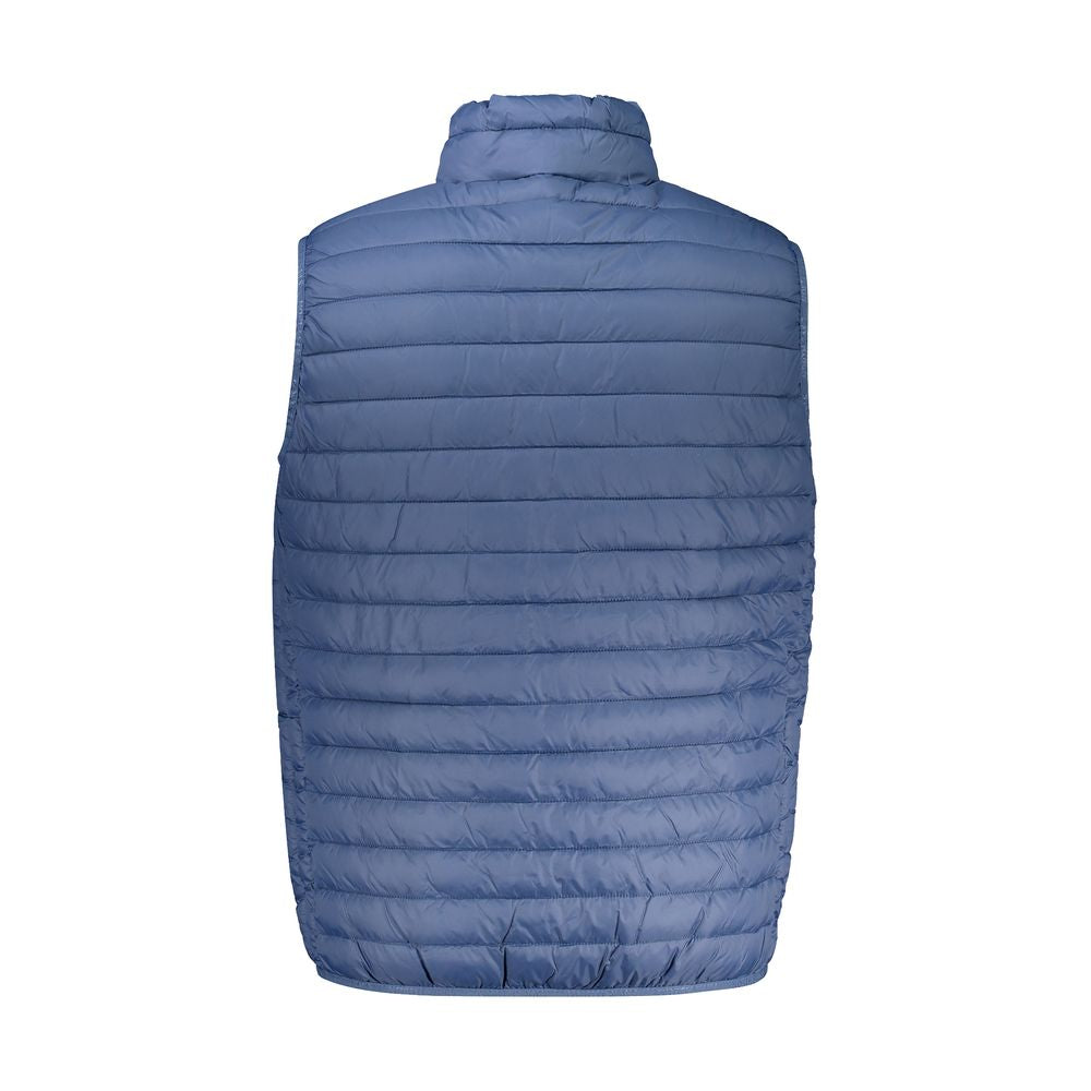 Blaue Polyamid Herrenweste