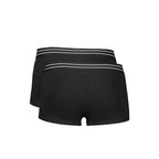 Herren-Boxershorts aus schwarzer Baumwolle