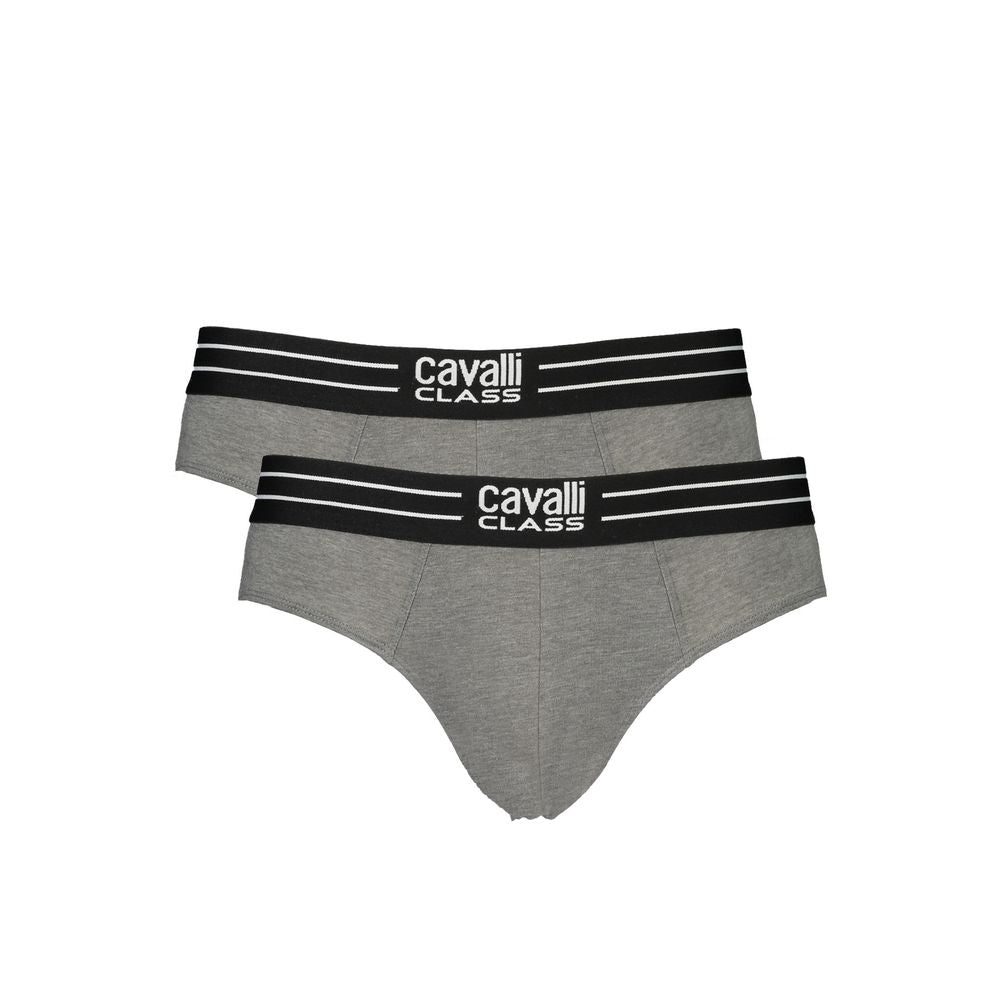 Grey Cotton Men's Underwear