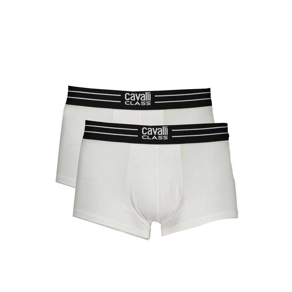 Weiße Herren Boxer Briefs aus Baumwolle