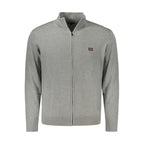 Blu Poliammide Uomo Cardigan