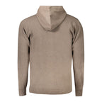 Marrone Poliammide Men's Cardigan