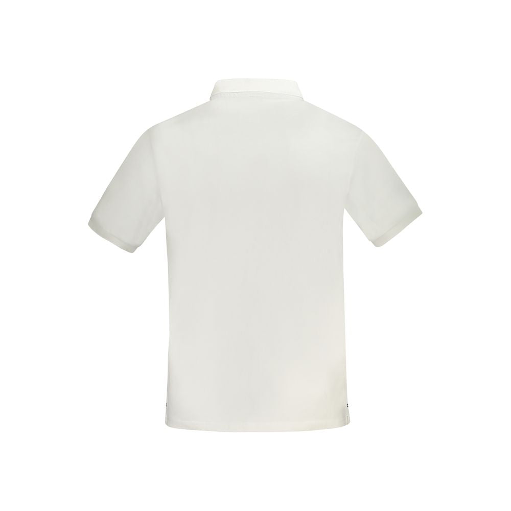 White Cotton Men's Polo