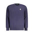 Felpa da uomo in cotone blu navy