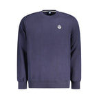 Felpa da uomo in cotone blu navy