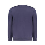 Felpa da uomo in cotone blu navy