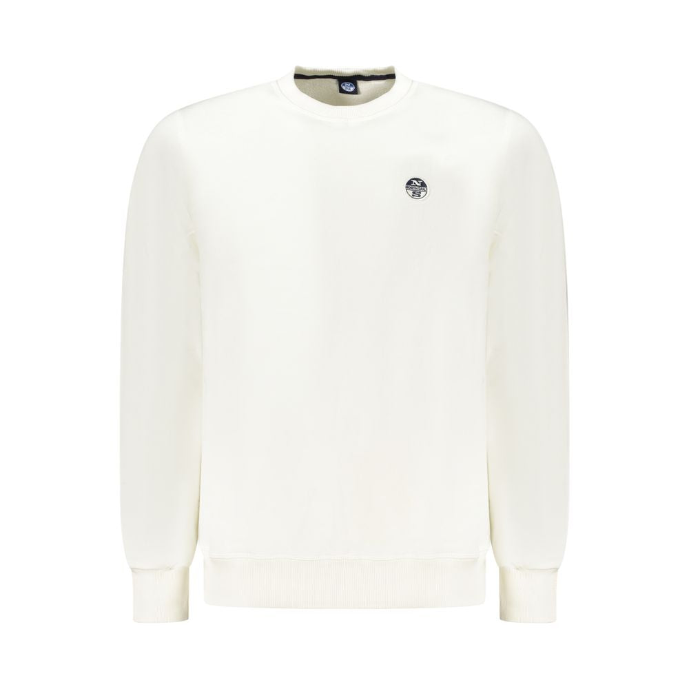 Felpa da Uomo in Cotone Bianco