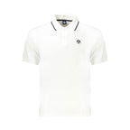 White Cotton Men Polo-Shirt