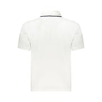 White Cotton Men Polo-Shirt