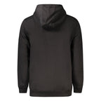 Black Cotton Men's Hoodie Sweatshirt
