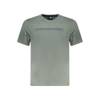 Green Cotton Men T-Shirt