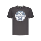 Black Cotton Men's T-Shirt