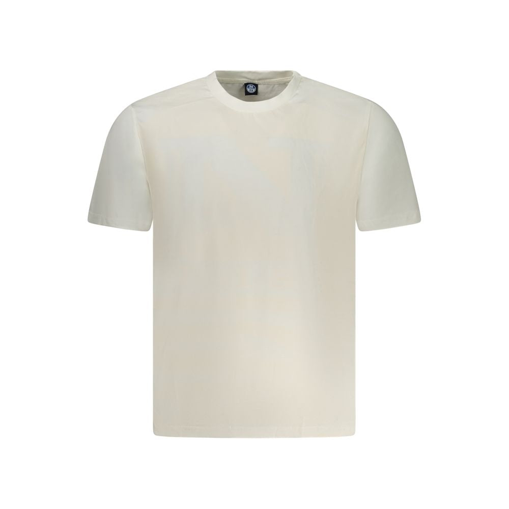 Herren-T-Shirt, Baumwolle, Weiß