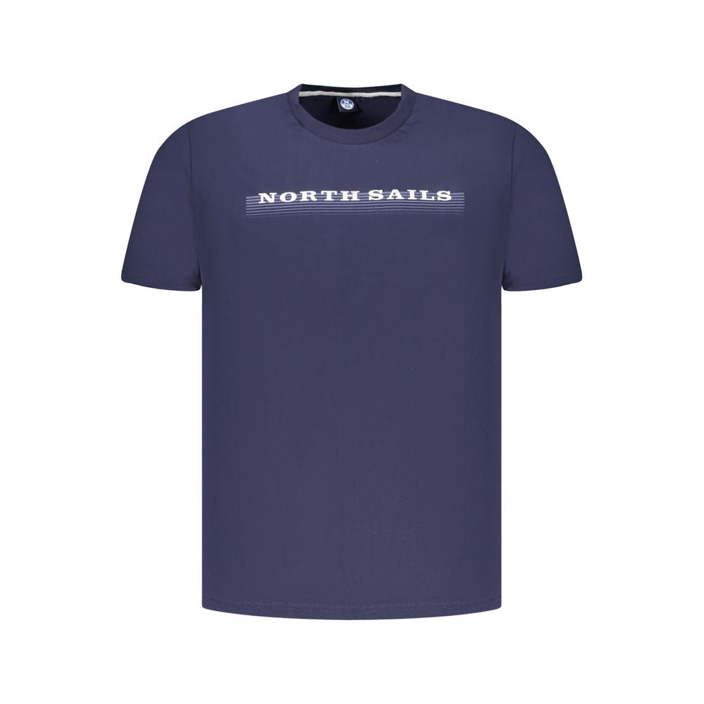 Herren-T-Shirt aus blauer Baumwolle