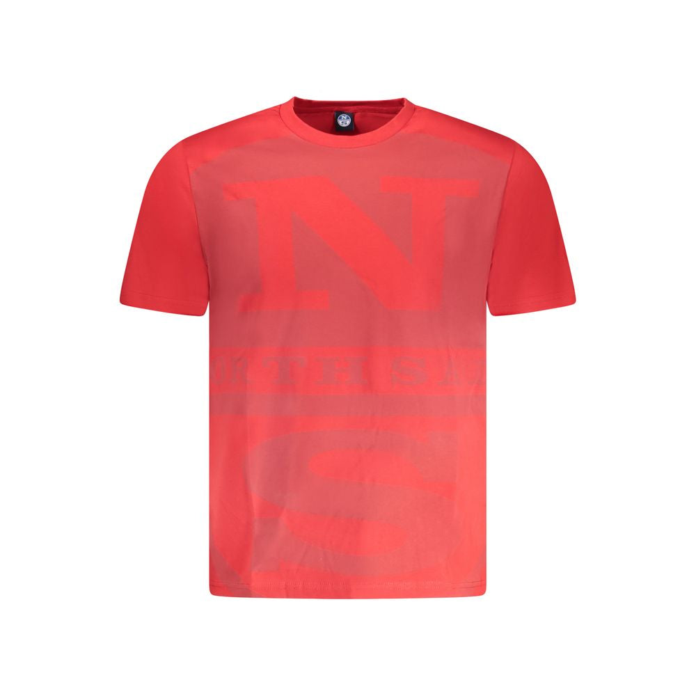 Rotes Herren-T-Shirt aus Baumwolle