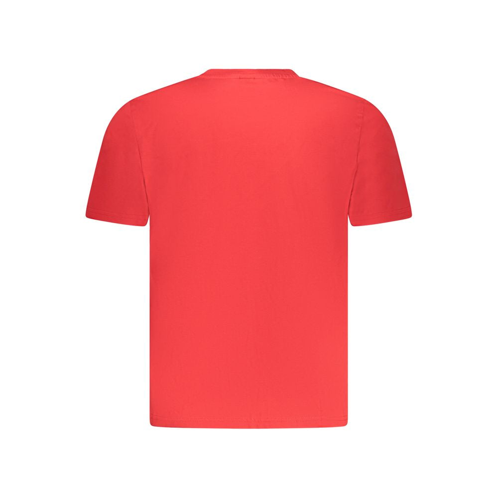 Rotes Herren-T-Shirt aus Baumwolle