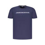 Herren-T-Shirt aus blauer Baumwolle