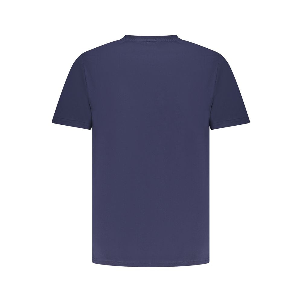 Herren-T-Shirt aus blauer Baumwolle