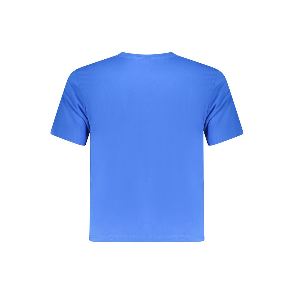 Blaues Baumwoll-T-Shirt