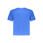Blaues Baumwoll-T-Shirt