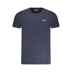 Blu Cotton Men T-Shirt