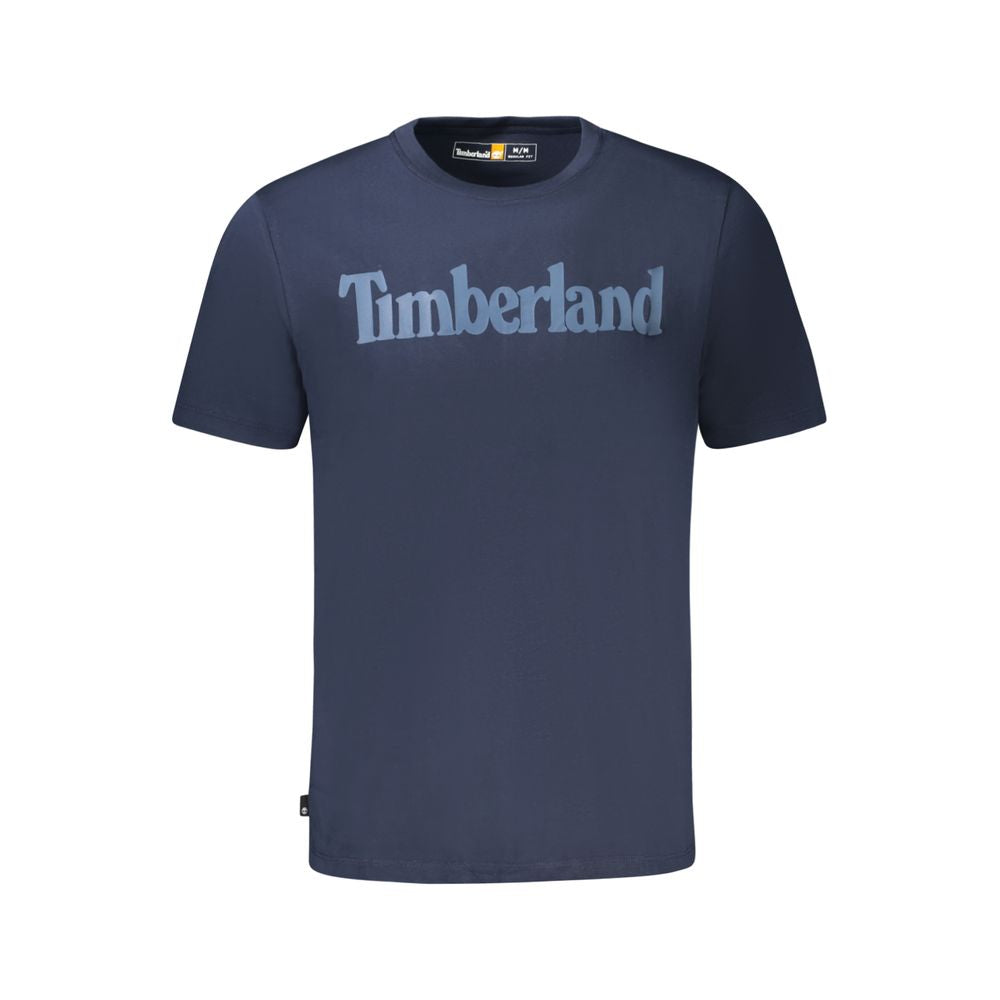 Blaues Bio-Baumwoll-T-Shirt für Herren