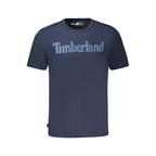 Blaues Bio-Baumwoll-T-Shirt für Herren